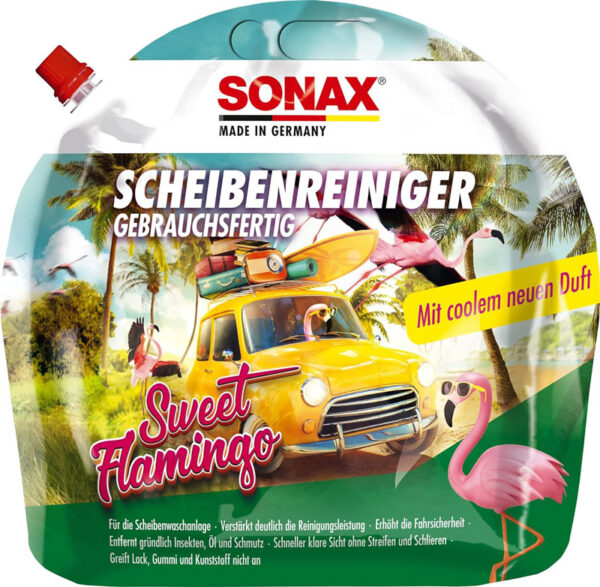 SONAX Uje per Xhama i Gatshem Sweet Flamingo 3 L