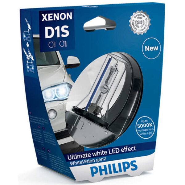 Drita Philips XENON D1S White Vision 5000 K 85V 35W