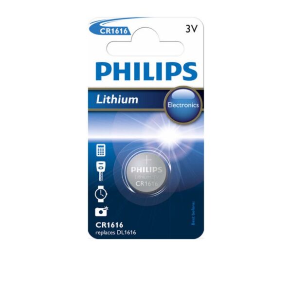 Philips Bateria CR1616 mini Litium