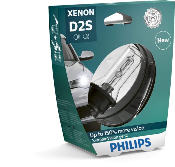 Drita Philips XENON D2S Xtreme Vision +150% 85V 35W